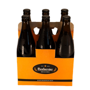 s’Helle helles Märzenbier von der Reeberger Brauerei im 6er-Träger mit sechs 0,5-l-Glasflaschen Mehrweg